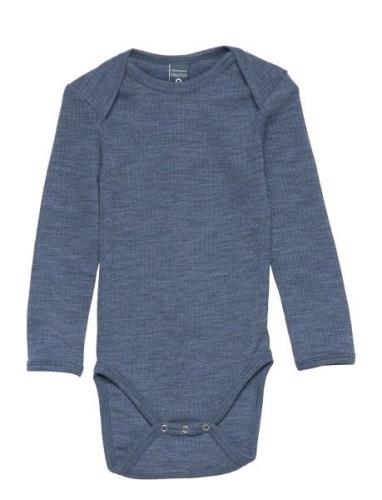 Body Ls, Off. White Drop Needle, Merino Wool Blue Smallstuff