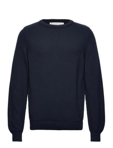 The Organic Waffle Knit Navy By Garment Makers