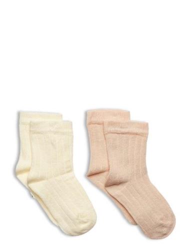 Ankle Sock - Bamboo Pink Minymo