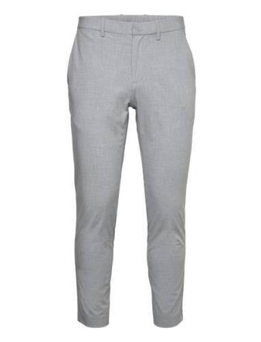 Tapered Fit Stretch Trousers Grey Mango
