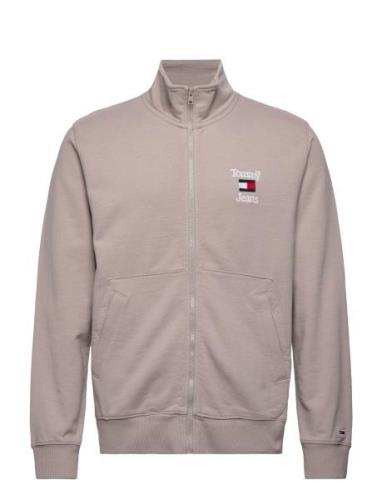 Tju Relaxed Terry Zip Up Grey Tommy Jeans