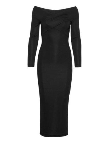 Delta Shimmer Dress Black AllSaints