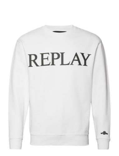 Sweater Regular Pure Logo White Replay
