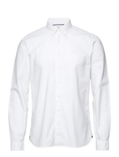 Solid Oxford Shirt L/S White Lindbergh