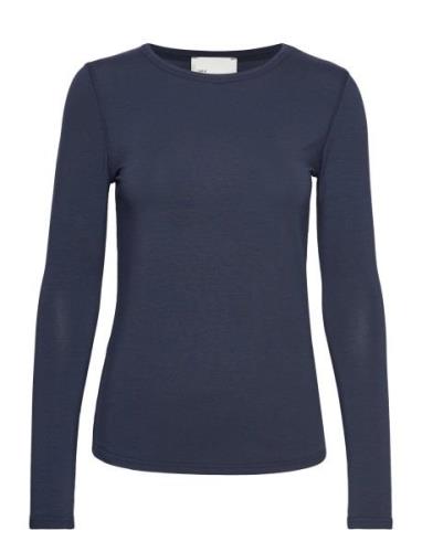 18 The Modal Blouse Navy My Essential Wardrobe