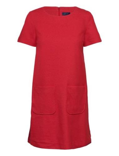 D1. Tp Jersey Pique Dress Red GANT