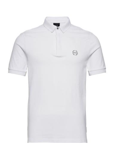 Polo Shirt White Armani Exchange