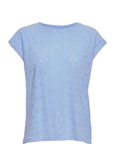 Fqblond-Tee-Flower Blue FREE/QUENT