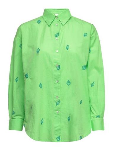 Yasshello Ls Over Shirt S. Green YAS