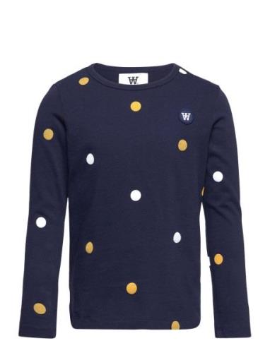 Kim Pois Junior Long Sleeve Gots Navy Wood Wood