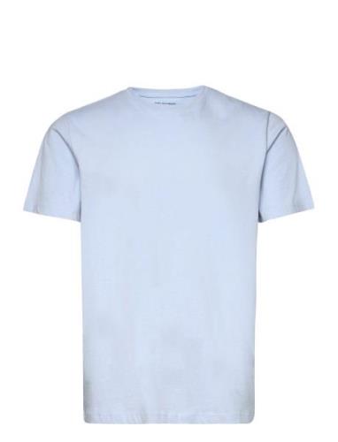 Slhaspen Ss O-Neck Tee Noos Blue Selected Homme