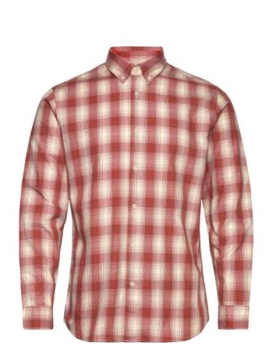 Slhslimtheo Shirt Ls Red Selected Homme