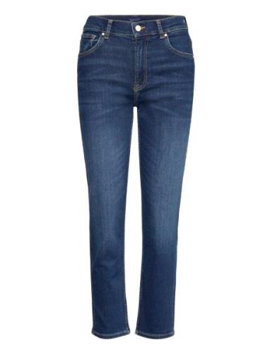 Cropped Slim Jeans Blue GANT