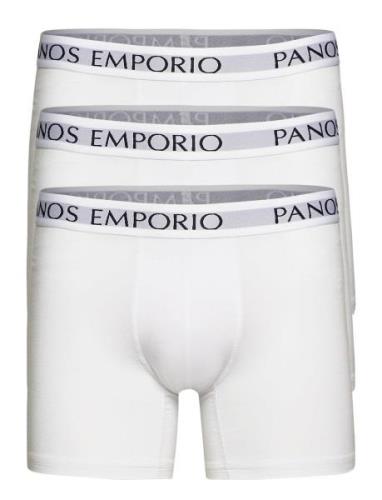 3Pk Base Bamboo Boxer White Panos Emporio