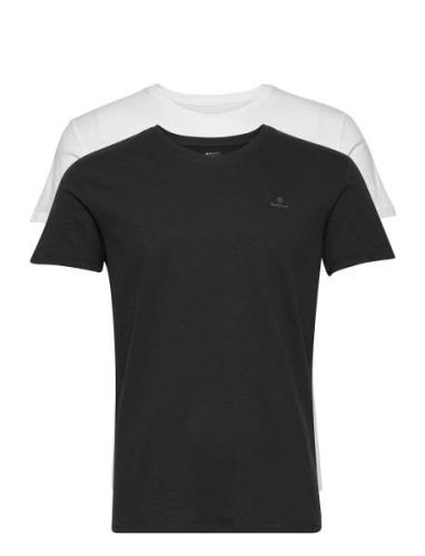 C-Neck T-Shirt 2-Pack Black GANT