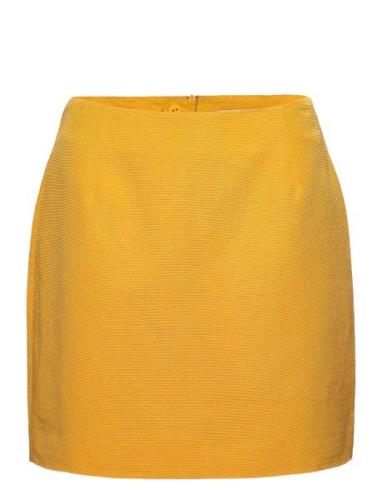 Danigz Mw Mini Skirt Yellow Gestuz