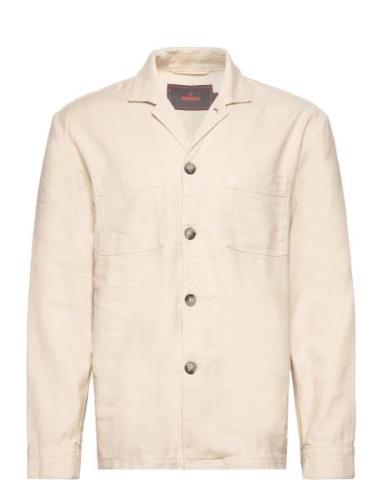 Fenix Linen Shirt Jacket Cream Morris