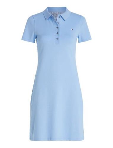 1985 Slim Pique Polo Dress Ss Blue Tommy Hilfiger