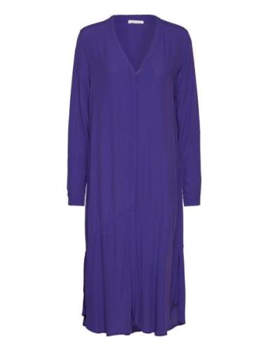 Angers Clean Trapez Dress Purple Tamaris Apparel