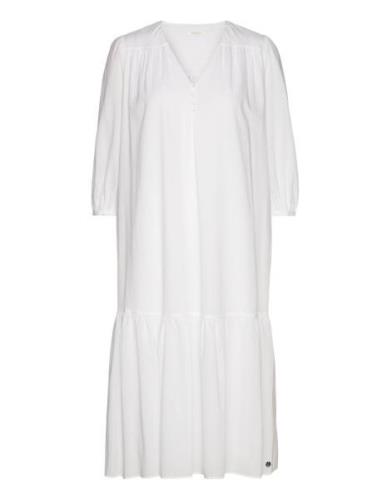 Annaba Long Chiffon Dress White Tamaris Apparel