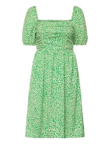 Cadie Verona Sq Nk Uk Len Dres Green French Connection