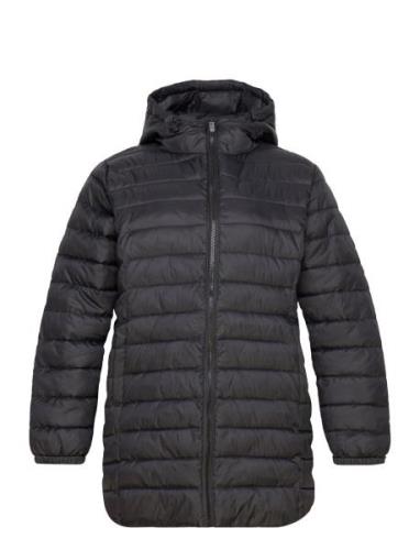 Carnew Tahoe Quilted Hood Coat Otw Black ONLY Carmakoma