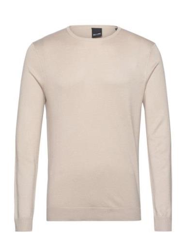 Onswyler Life Reg 14 Ls Crew Knit Noos Beige ONLY & SONS