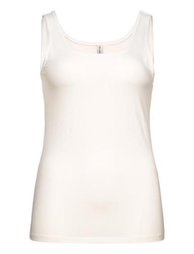 Cartime Tank Top Jrs White ONLY Carmakoma