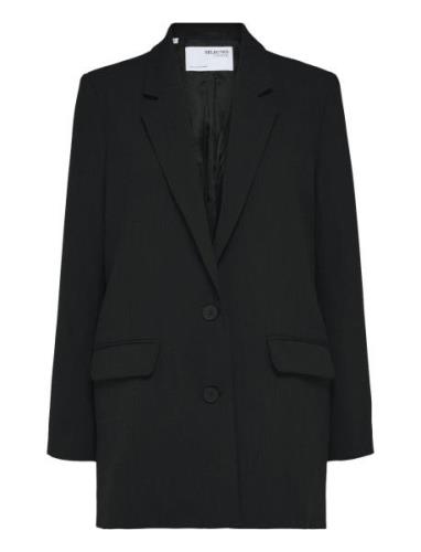 Slfrita Ls Relaxed Blazer Fd Noos Black Selected Femme