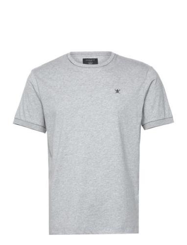 Jersey Tipped Tee Grey Hackett London