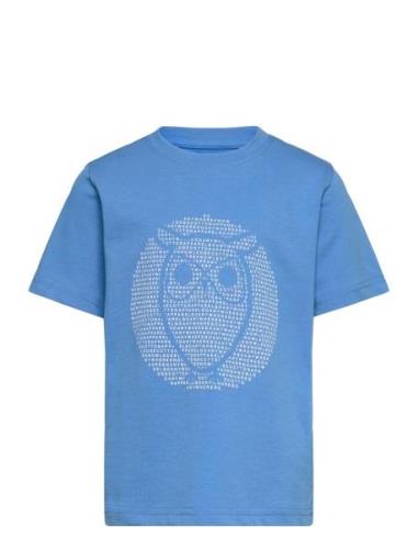 Regular Fit Owl Chest Print - Gots/ Blue Knowledge Cotton Apparel