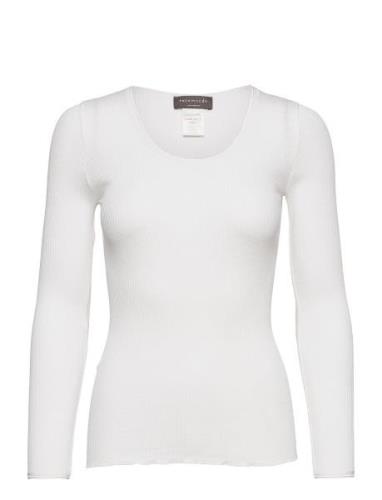 Silk T-Shirt White Rosemunde