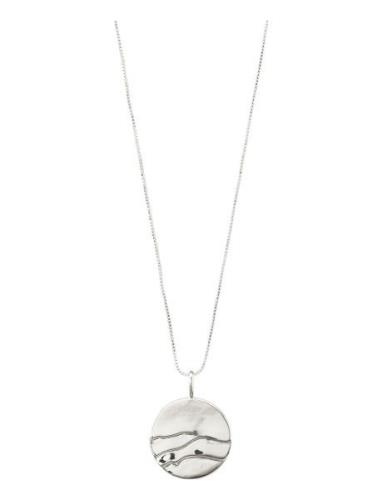Heat Recycled Coin Necklace Silver Pilgrim