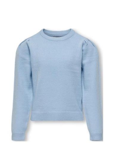 Koglesly L/S Puff Pullover Cp Knt Blue Kids Only