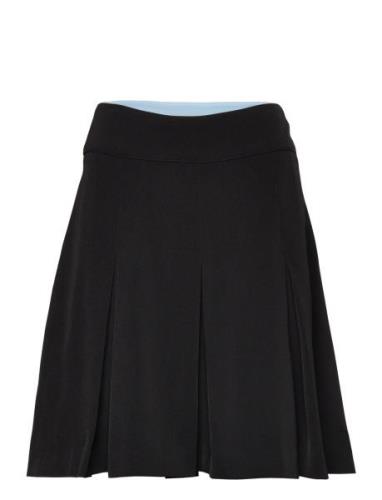 Pleated Mini Skirt Black Coster Copenhagen