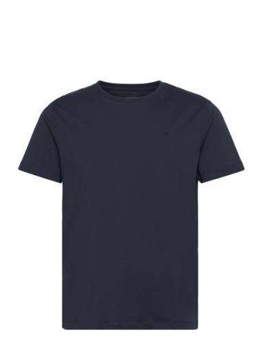 Pima Cotton Tee Navy Hackett London