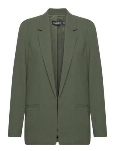 Slshirley Blazer Ls Green Soaked In Luxury