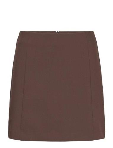 Slcorinne Short Skirt Brown Soaked In Luxury