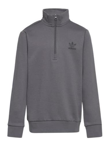 Adicolor Half-Zip Sweatshirt Grey Adidas Originals