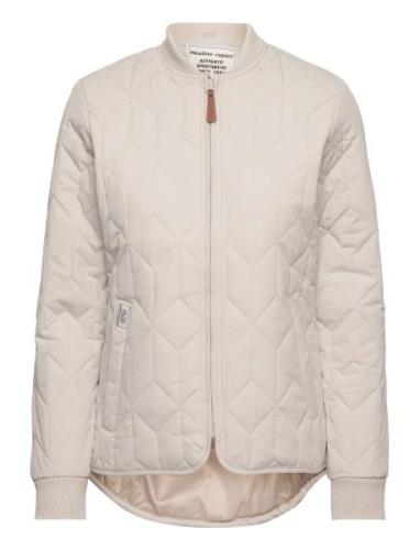 Piper W Quilted Jacket Beige Weather Report
