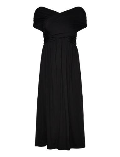 Cupro Dress Black Rosemunde