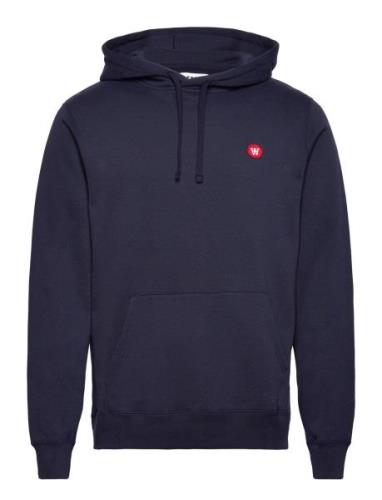 Ash Hoodie Gots Navy Double A By Wood Wood