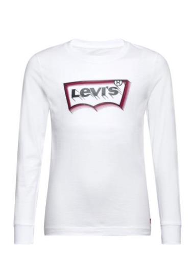 Levi's® Glow Effect Batwing Long Sleeve Tee White Levi's