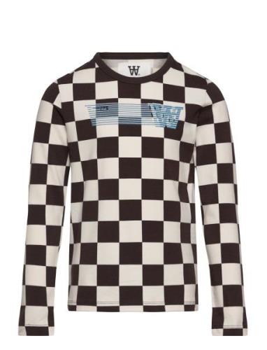 Kim Junior Checkered Longsleeve Patterned Wood Wood