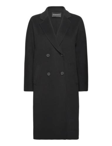Coat Black Emporio Armani