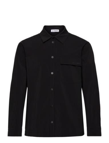 Nylon Patch Pocket Shirt Long Sleeve Black HAN Kjøbenhavn