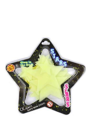 Glow In The Dark Star 24Pcs Yellow Robetoy