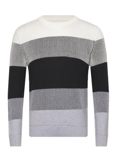 Structured Colorblock Knit White Tom Tailor