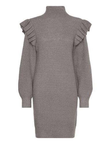 Vibooba Frill Dress /B Grey Vila