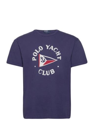 Classic Fit Polo Yacht Club T-Shirt Navy Polo Ralph Lauren